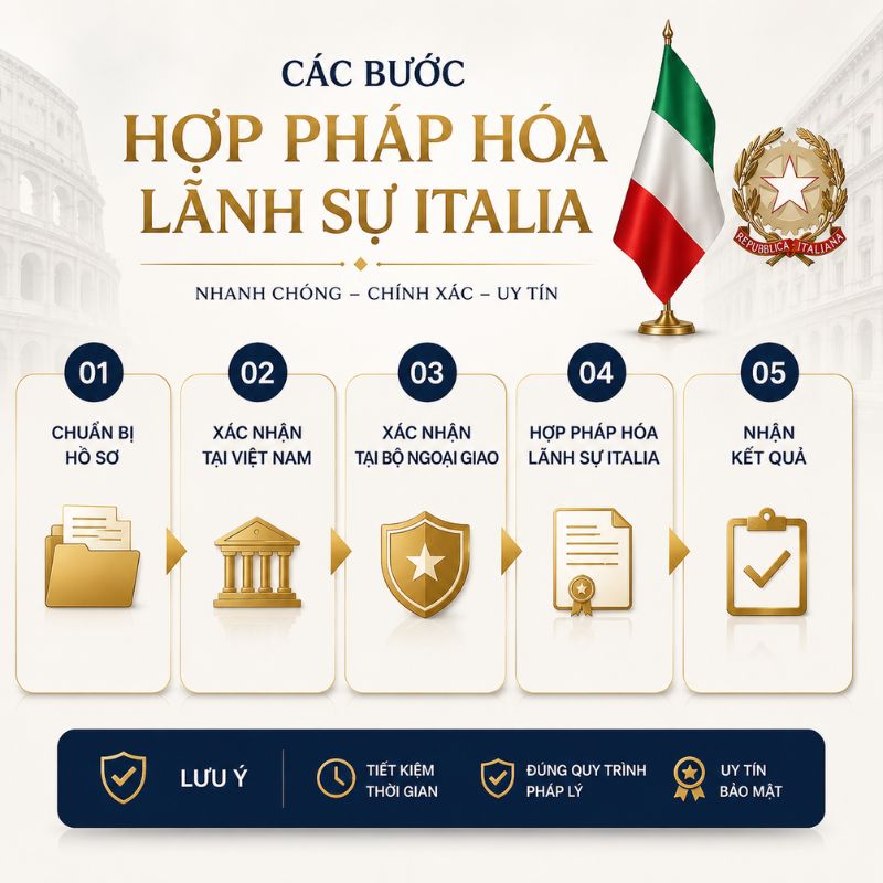 HỢP PHÁP HÓA LÃNH SỰ ITALIA
