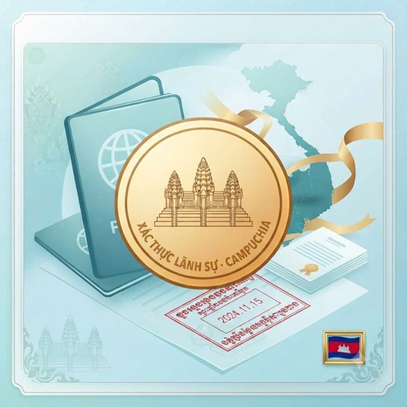 Hợp pháp hóa lãnh sự Campuchia là thủ tục cần thiết để giấy tờ được công nhận hợp pháp khi sử dụng tại Campuchia. Cập nhật hồ sơ, quy trình và lưu ý mới nhất.