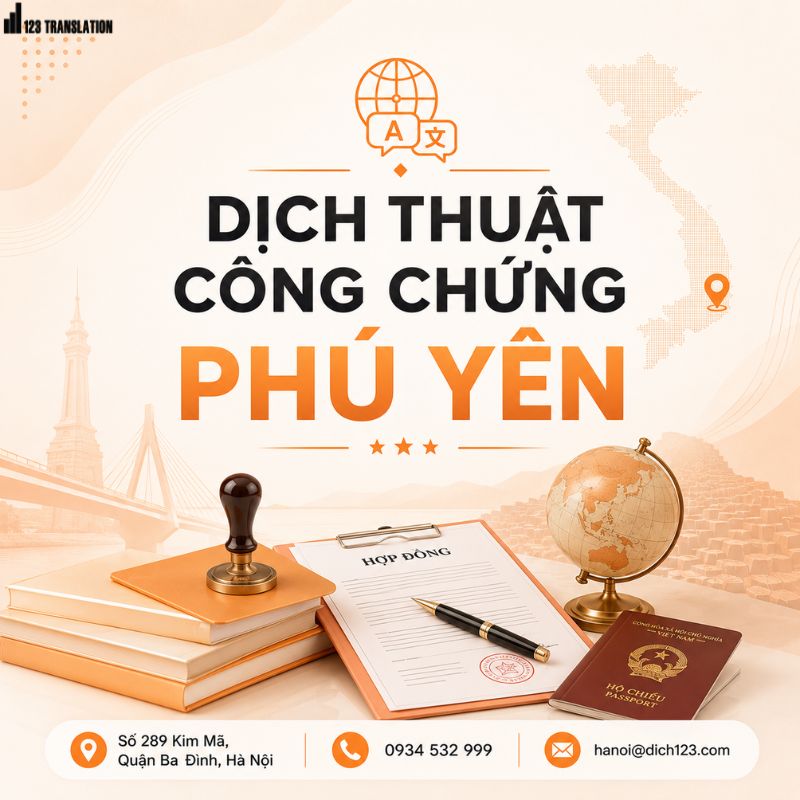 Dịch thuật công chứng Phú Yên