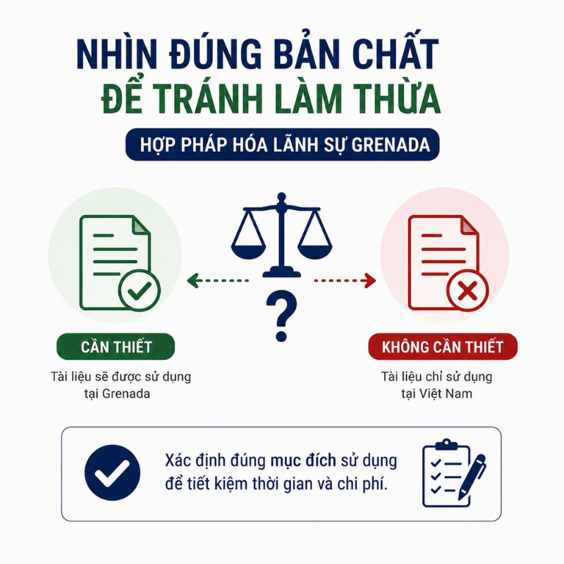 Hợp pháp hoá lãnh sự Grenada theo từng loại hồ sơ hiệu quả