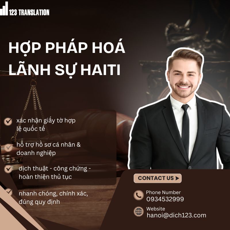 Hợp pháp hoá lãnh sự Haiti